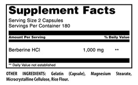 Détails des capsules de berbérine Amazing Nutrition