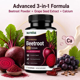 Détails des capsules de betterave OVOVA avec extrait de pépins de raisin
