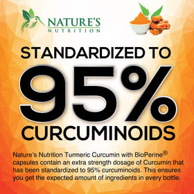 Détails des capsules de curcuma et gingembre Nature's Nutrition