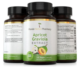 Détails des capsules de Graviola Abricot Florida Herbal Pharmacy