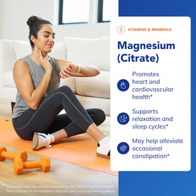 Détails des capsules de Magnésium Citrate Pure Encapsulations