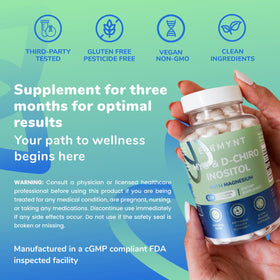 Détails des capsules de Myo-Inositol & D-Chiro Inositol ELEMYNT