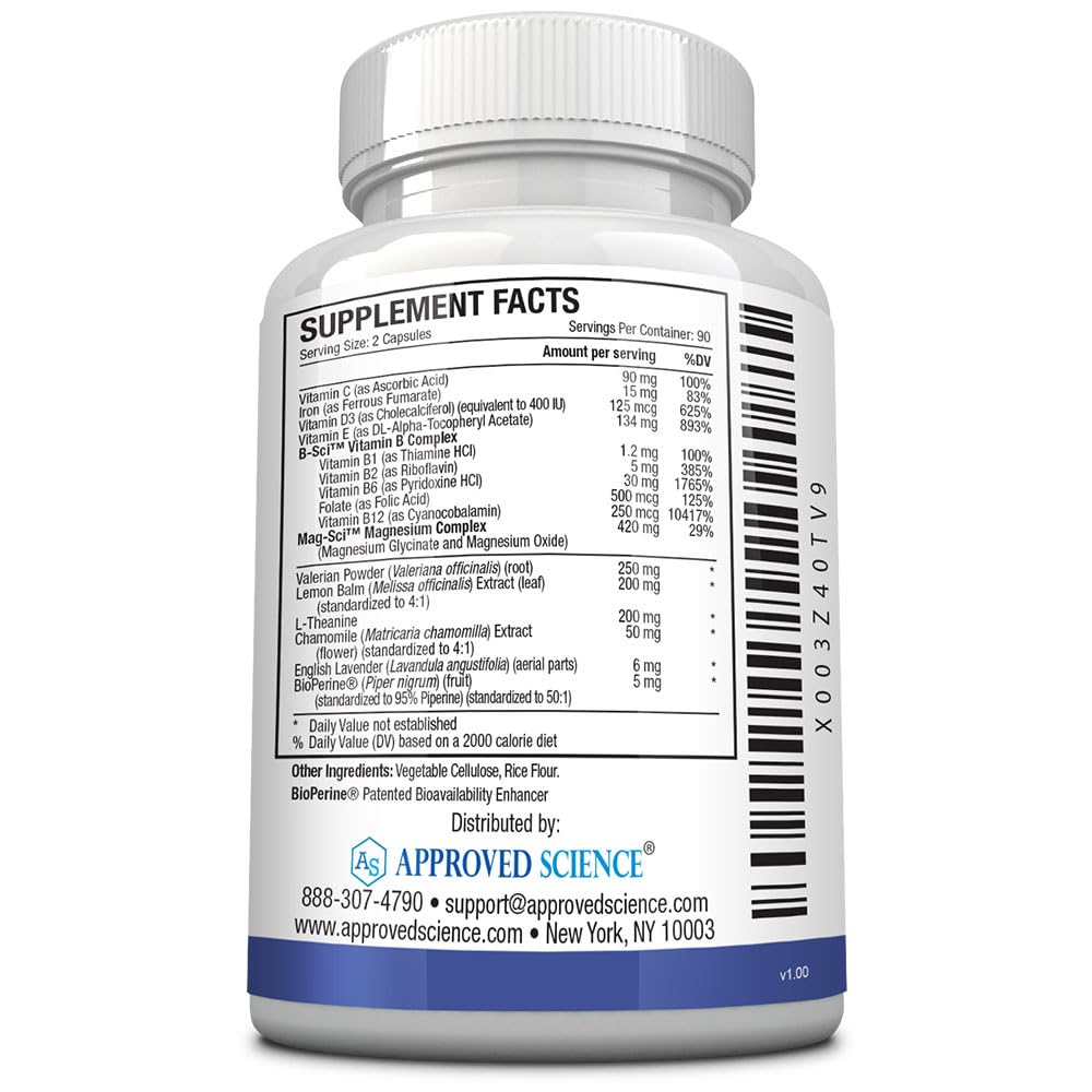 Détails des capsules de Restlex d'Approved Science
