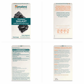 Détails des capsules de Shilajit Himalaya