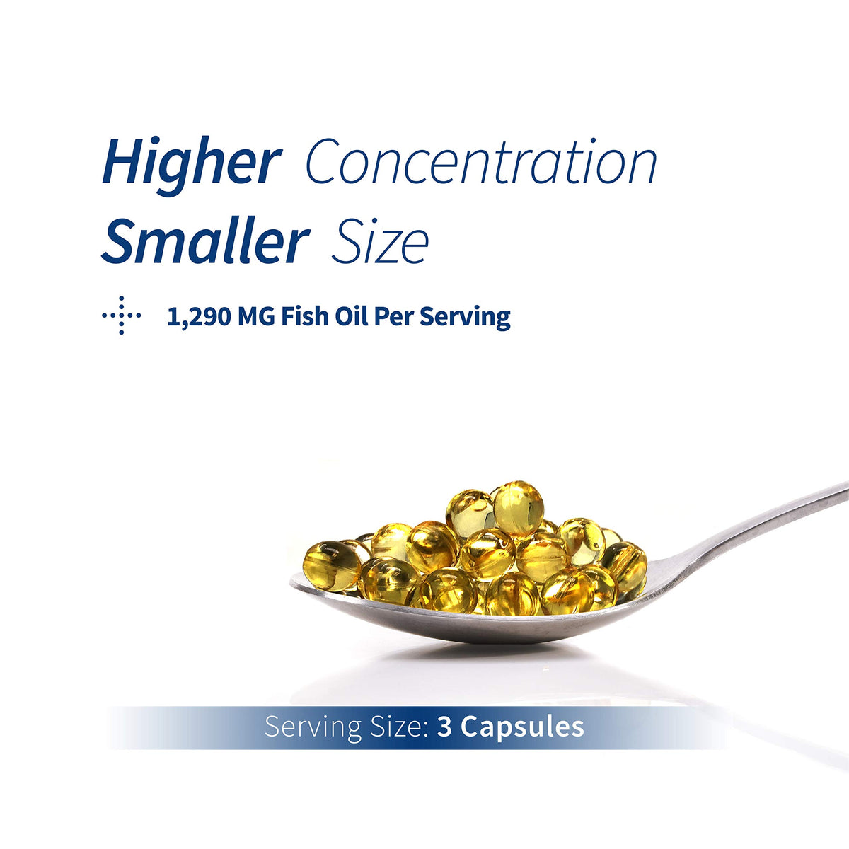 Détails des capsules de Spoonful Omega 3 à l'intérieur du flacon