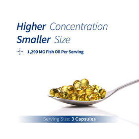 Détails des capsules de Spoonful Omega 3 à l'intérieur du flacon
