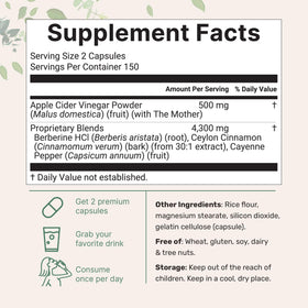 Détails des capsules de vinaigre de pomme Micro Ingredients