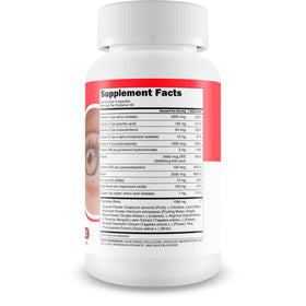 Détails des capsules de Vision True You Health sur fond blanc