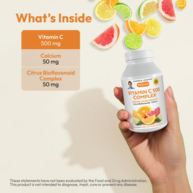 Détails des capsules de Vitamine C 500 d'ANDREW LESSMAN