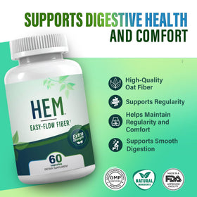 Détails des capsules Hem Healer Oat Fiber