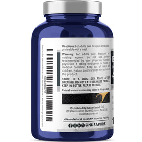 Détails des capsules NusaPure Graines de Cumin Noir