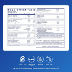 Détails des capsules Nutriments Athlétiques Pure Encapsulations