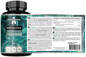 Détails des capsules végétales APOLLO'S HEGEMONY Resveratrol 400 mg