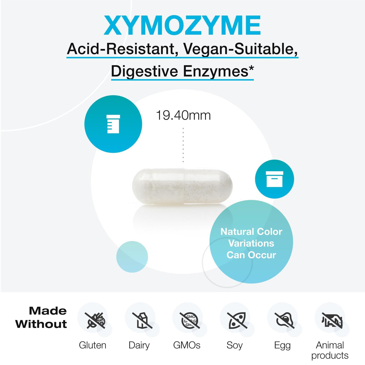 Détails des capsules XYMOGEN XymoZyme
