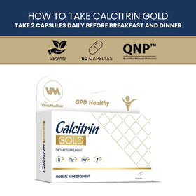 Détails des comprimés de Calcitrin Gold Soy Sano
