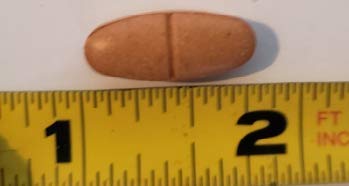 Détails des comprimés LugoTab 50 mg sur une table