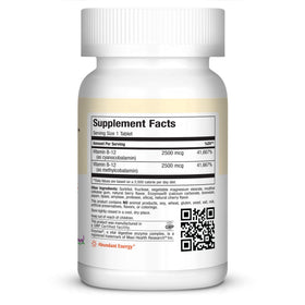 Détails des comprimés Maxi Health Vitamin B12 5000 mcg, taille et texture