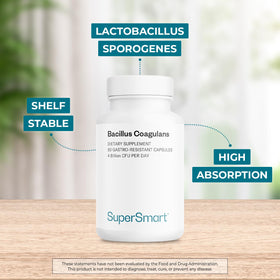 Détails des gélules de Bacillus Coagulans, capsules végétales