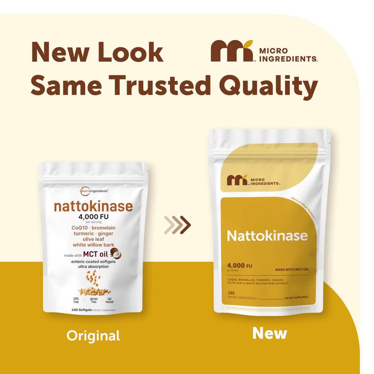 Détails des gélules de Nattokinase de Micro Ingredients
