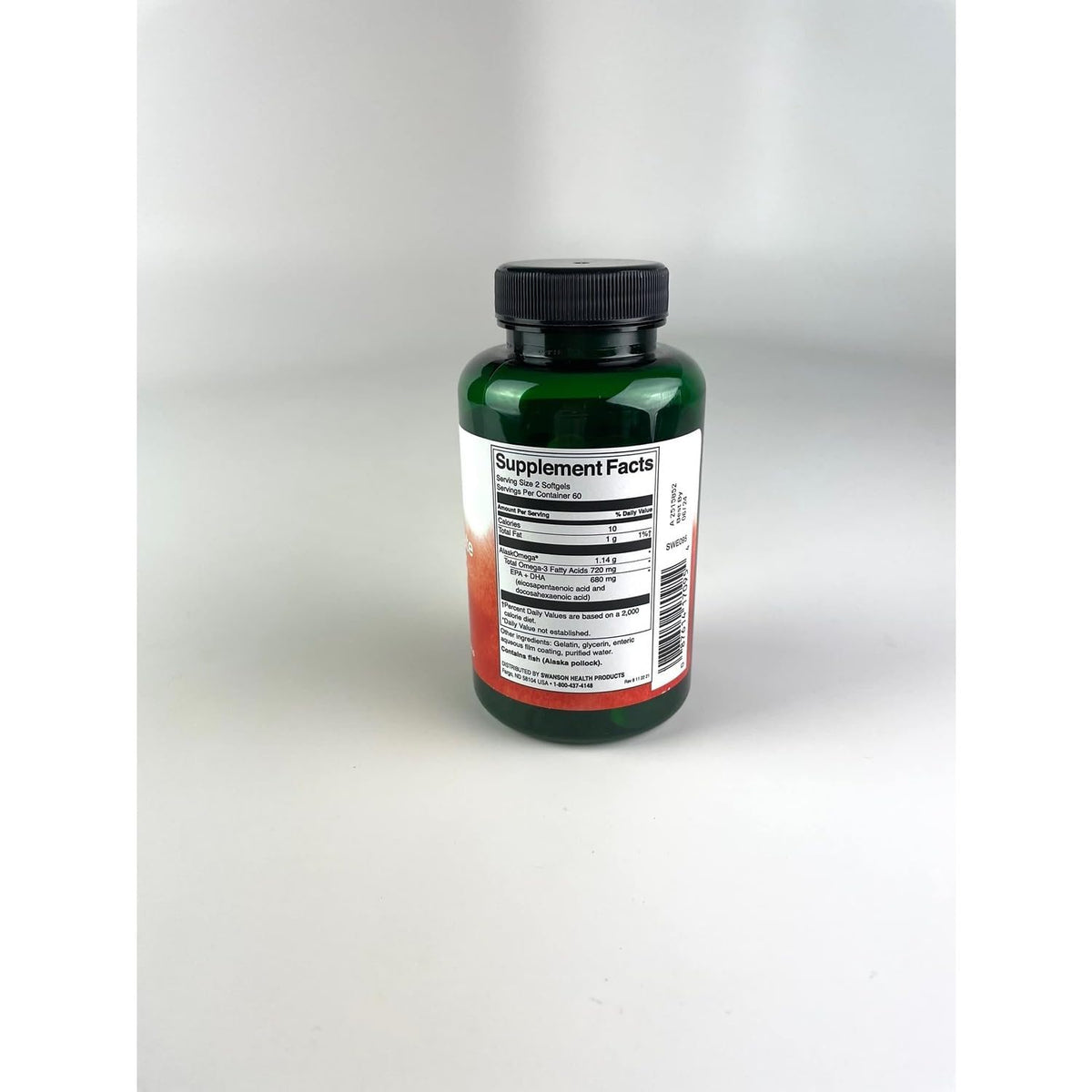 Détails des gélules molles de Swanson Omega-3