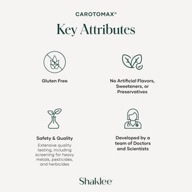 Détails des gélules molles Shaklee CarotoMax