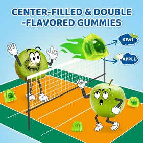 Détails des gummies de magnésium CNCHEF avec saveur de pomme et kiwi