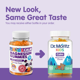Détails des gummies de magnésium DR. MORITZ, texture gélifiée