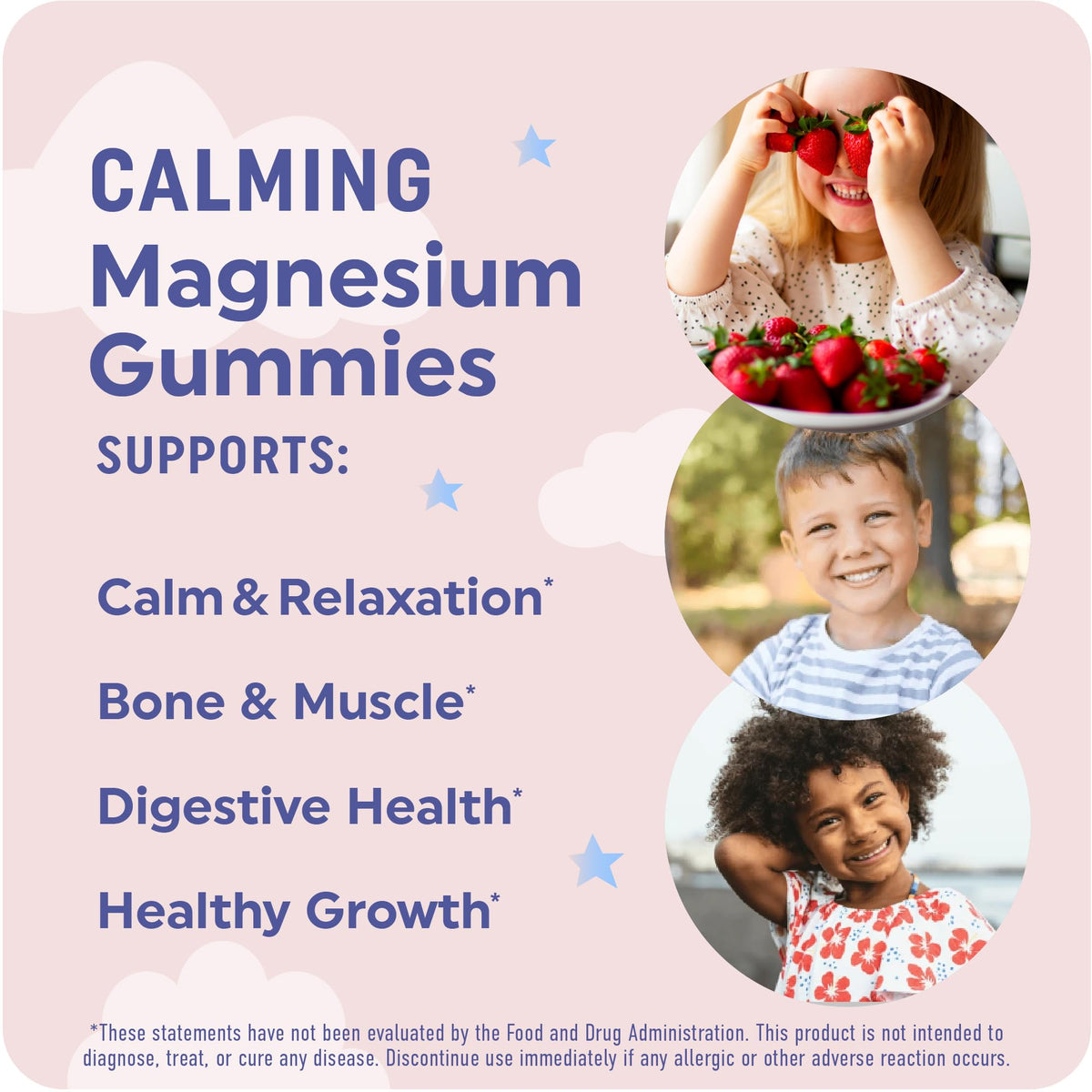Détails des gummies de magnésium MAV NUTRITION, ingrédients et étiquette