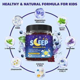 Détails des gummies de sommeil YANLUOBO avec ingrédients naturels