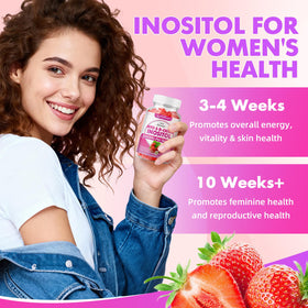 détails des gummies softbear à l'inositol