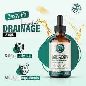 Détails des ingrédients bio des Gouttes de Drainage Lymphatique zestyfit