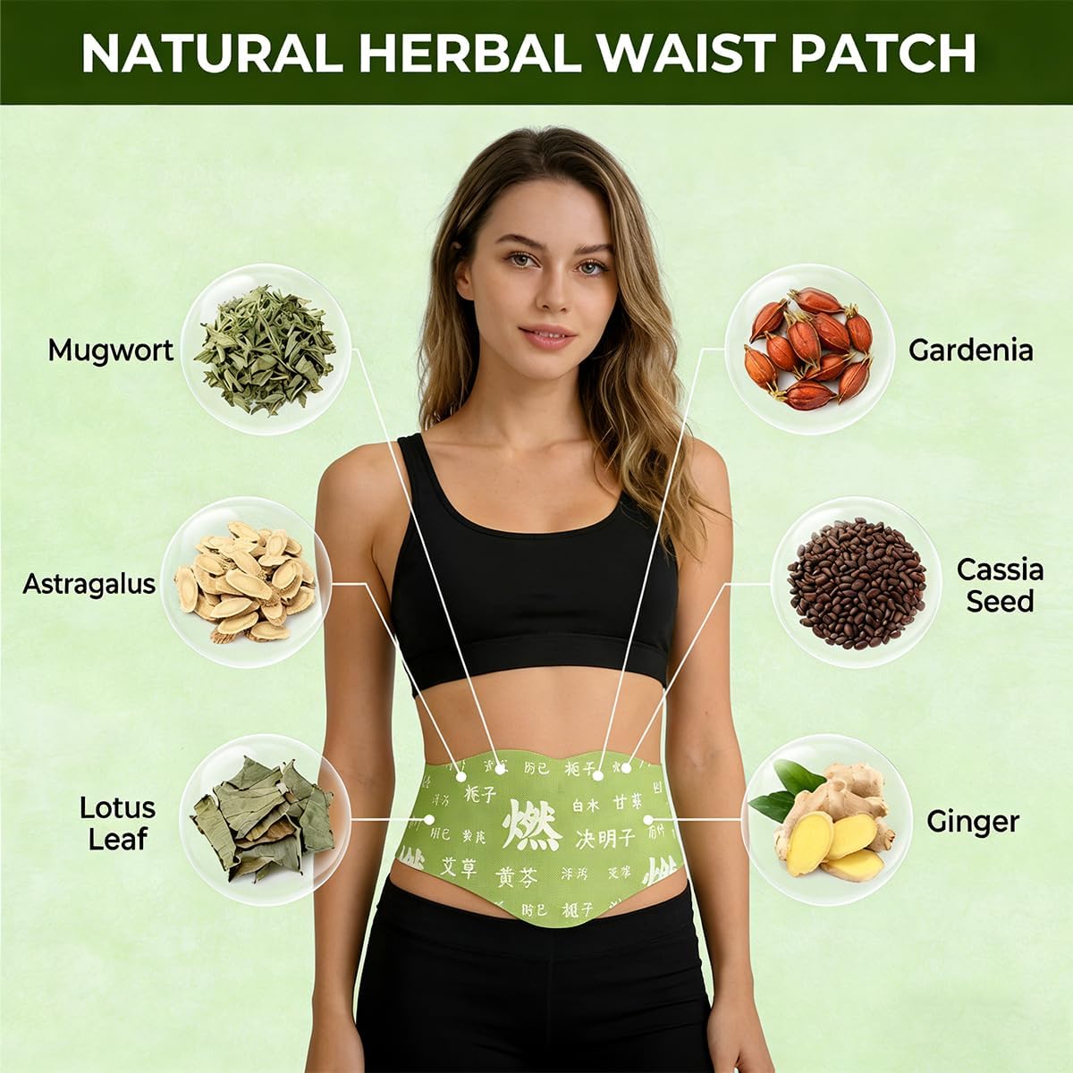 Détails des ingrédients botaniques du Patch Herbal Japonais