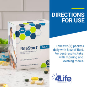 Détails des ingrédients de 4Life RiteStart Men