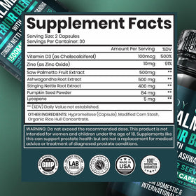 Détails des ingrédients de BODY C.E.O. Saw Palmetto 1500mg