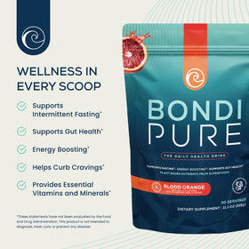 Détails des ingrédients de Bondi Pure Boisson Santé Quotidienne