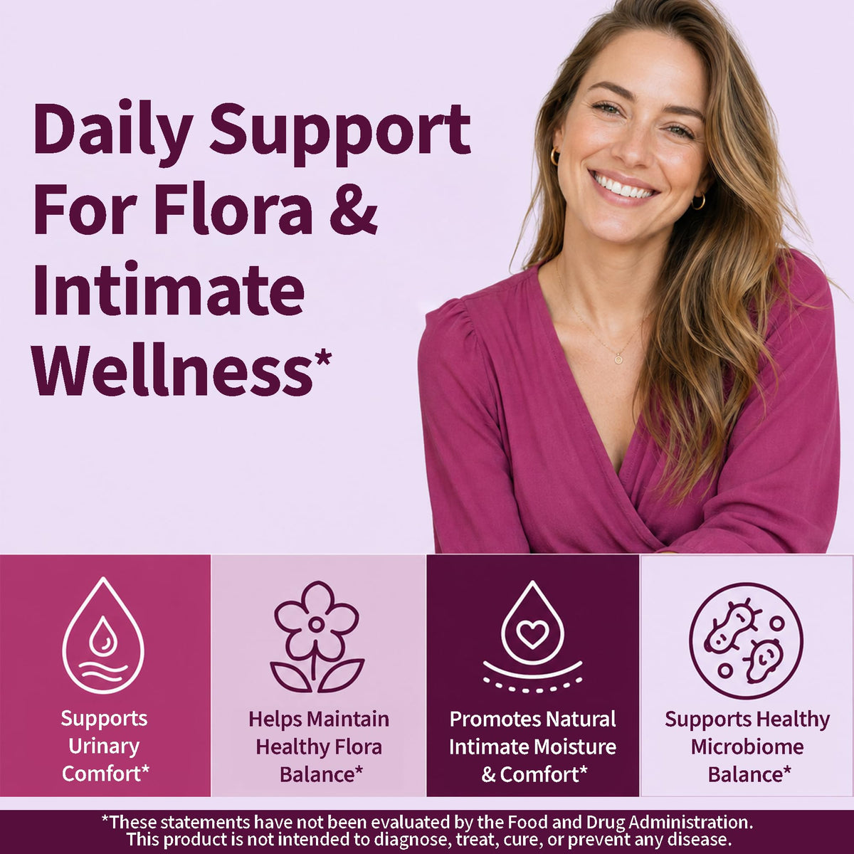 Détails des ingrédients de FIRSTORGANIC Probiotique Femme