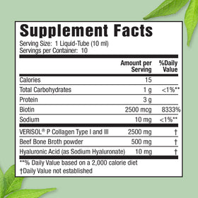 Détails des ingrédients de la boisson de collagène Applied Nutrition