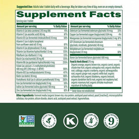 Détails des ingrédients de la Multivitamine MegaFood pour femmes