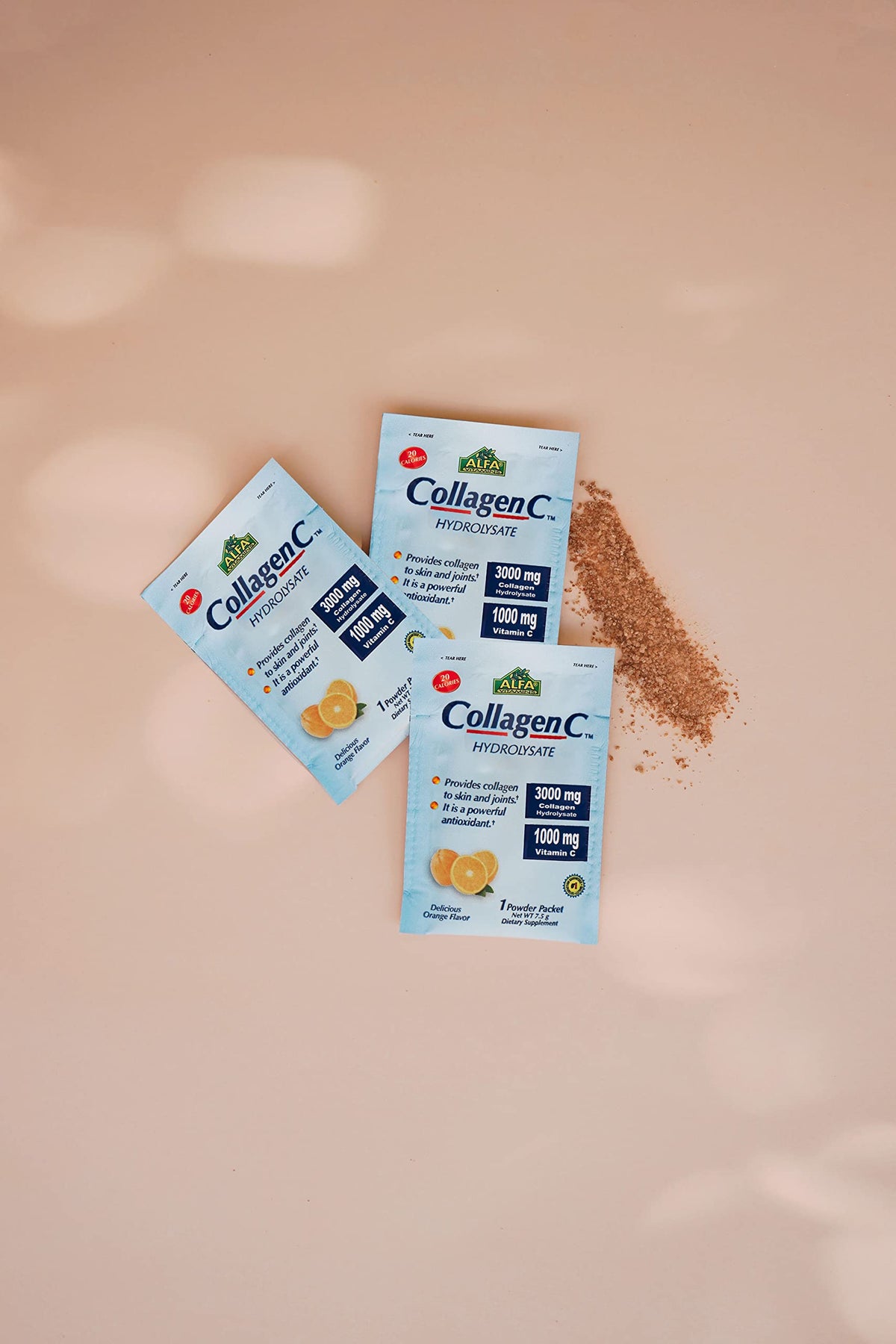 Détails des ingrédients de la poudre de collagène ALFA VITAMINS