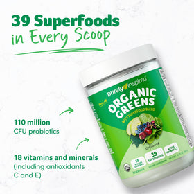 Détails des ingrédients de la Poudre de Superfood Bio Purely Inspired