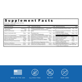 Détails des ingrédients de la poudre multivitaminique Head Start