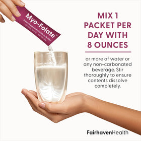 Détails des ingrédients de la Poudre Myo-Folate Fairhaven Health