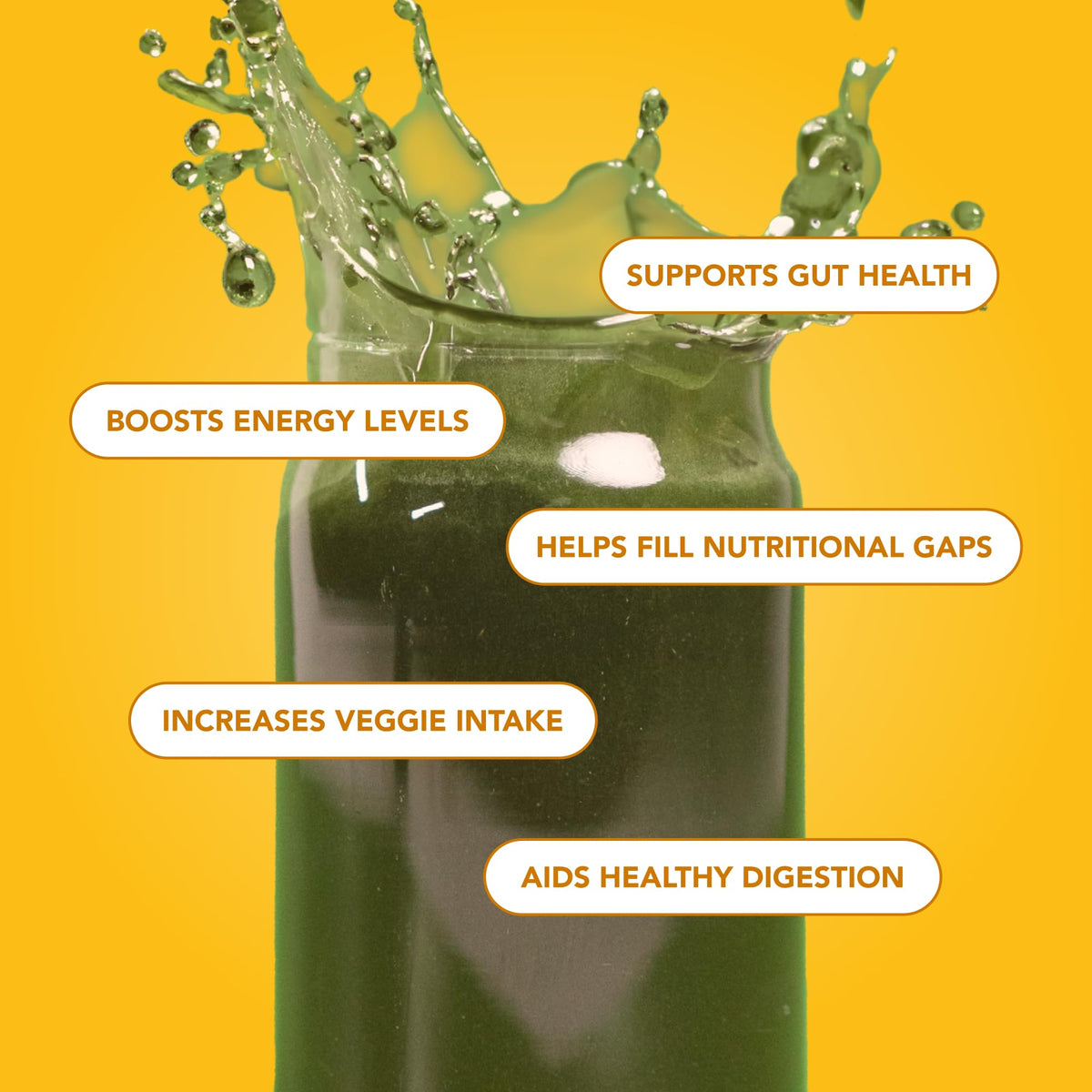 Détails des ingrédients de la poudre Super Greens Tropical Clean Simple Eats