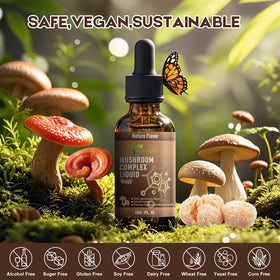 Détails des ingrédients de la teinture champignons MaxuraFit