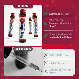 Détails des ingrédients de Megaviton B12 Extra Forte