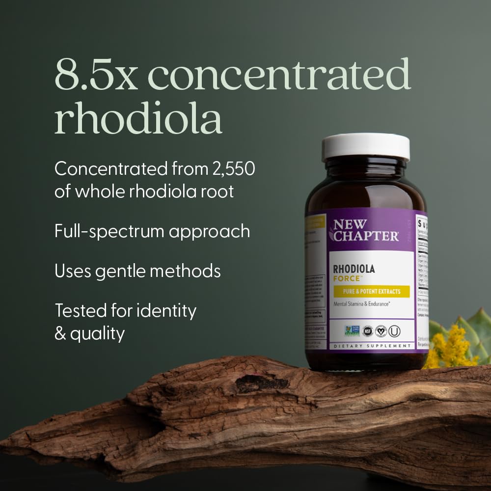 Détails des ingrédients de New Chapter Rhodiola Force 300 mg