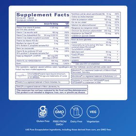 Détails des ingrédients de Pure Encapsulations O.N.E. Multivitamin