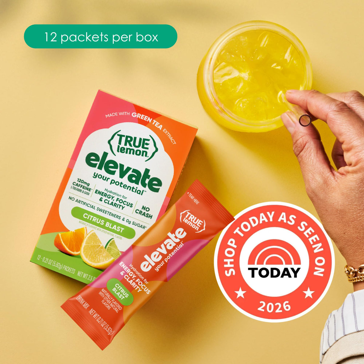 Détails des ingrédients de True Lemon support Citrus Blast