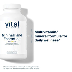Détails des ingrédients de Vital Nutrients Multivitamine Essentielle