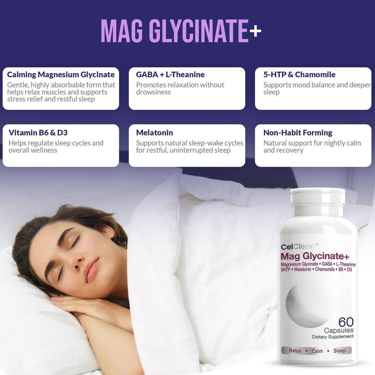 Détails des ingrédients des capsules CELCLENE